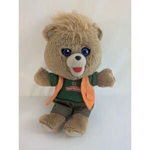 Teddy Ruxpin Talking Plush Bear 2018 Alchemy II‎ Brown Green 8 Inch Small Toy